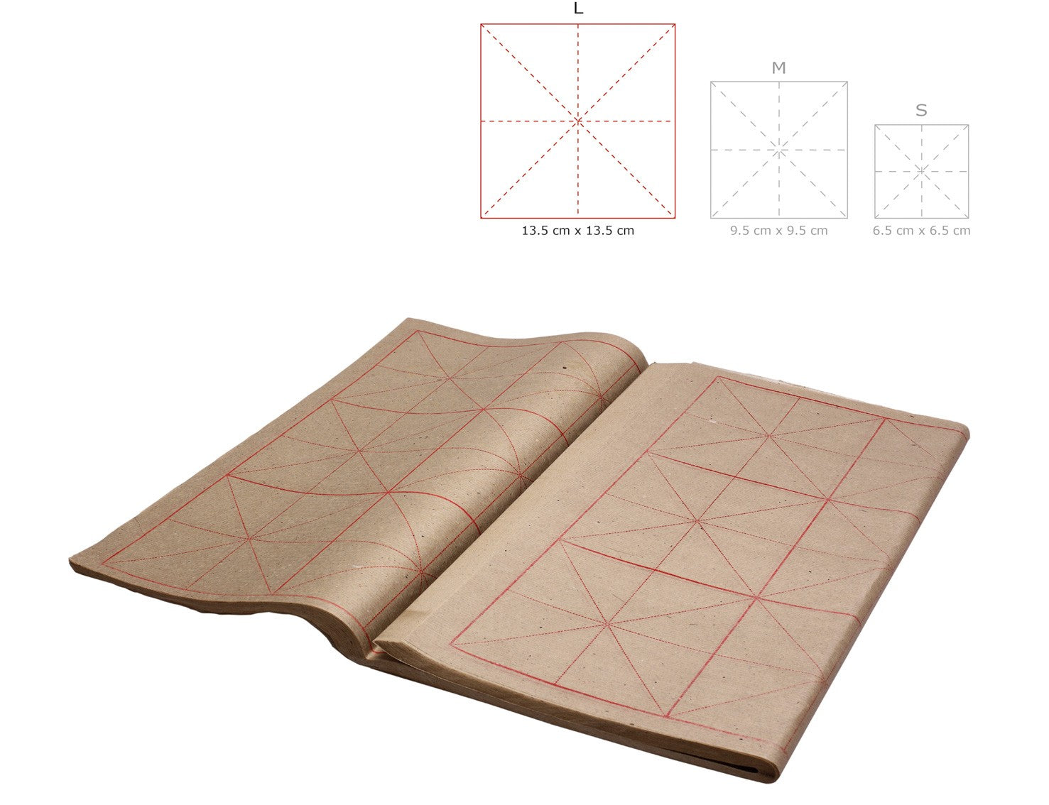 Single Xuan Paper (Shuen Paper), Marbled, Wave Pattern, Cappuccino Color -  ASIAN BRUSHPAINTER